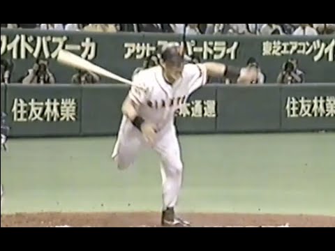 落合博満 シーズン14号ホームラン（通算498本目）1996年6月21日「去年の秋季キャンプは自費で参加した。それが良かった」