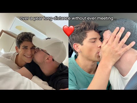 meeting my BOYFRIEND in person for the first time ❤️