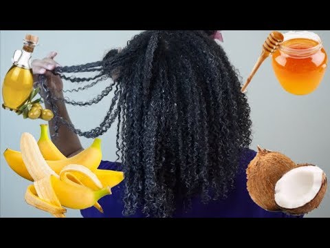 DIY Honey Banana Deep Conditioner | Moisturizing and Strengthening