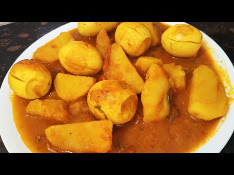 Easy Way To Make Egg Potato Masala Curry| How To Make Egg curry| Anda Aloo Masala Curry