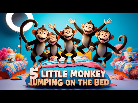 Five Little Monkey Jumping on The Bed @TwinkleTwinkle_Education - Nursery Rhymes #fivelittlemoneys