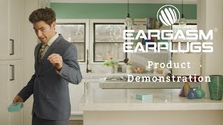 Eargasm Earplugs Product Demonstration Video