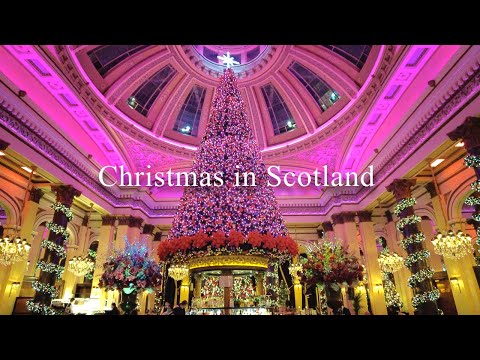 Christmas Market🎄Lights Edinburgh Scotland|Baking Scottish Shortbread recipe|Tree decoration|UK vlog