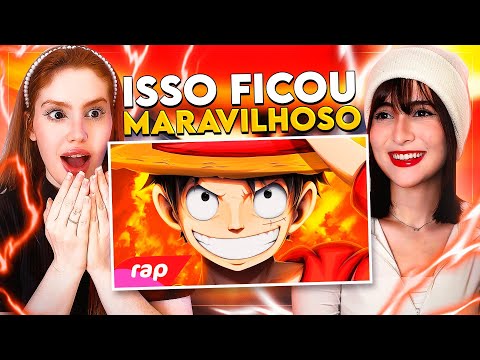 REACT Rap do Luffy (One Piece) - CHAPÉU DE PALHA | 7 Minutoz | CR Reacts