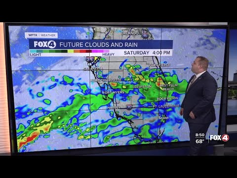 FORECAST:  Rain chances increasing for the weekend