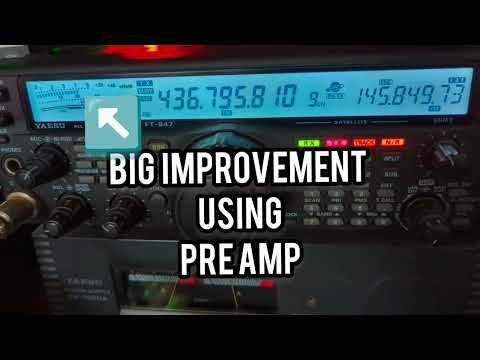 Low Earth Orbit - FM Satellite Mini 70 pre-Amp Tests - 🛰️ SO - 50