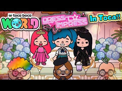 iCherry Trio Plays Dress To Impress in Toca Life World!!!