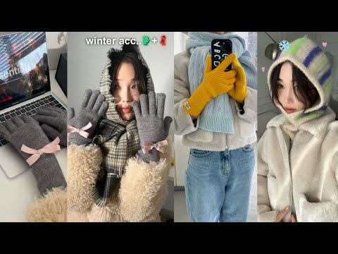 겨울 패션의 완성은..소품!🧣🧤 흔하지 않은 비니+WINTER ACC 하울☃️(선물추천, 소두핏 보장)