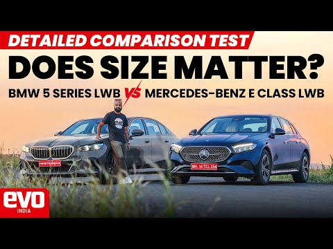 BMW 5 Series vs Mercedes-Benz E Class | Which luxury sedan is better? | Comparison test | @evoIndia