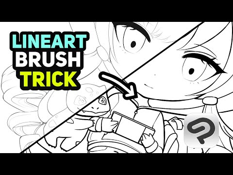 How to Change Your Lineart Brush Without Redrawing in Clip Studio Paint