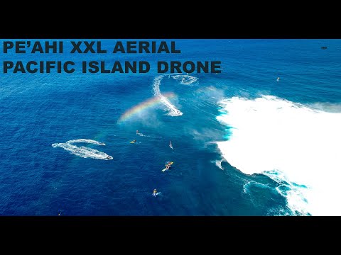 PE'AHI XXL SURFING AERIAL CINEMATIC "PACIFIC ISLAND DRONE"