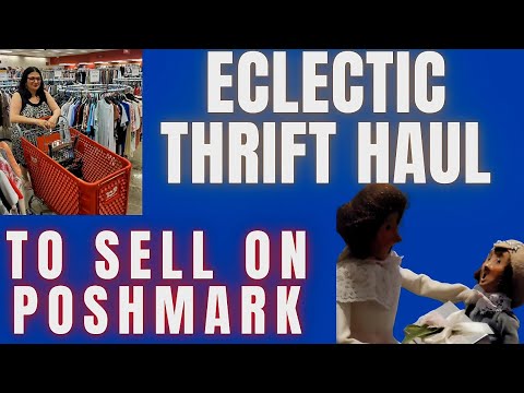 Great finds at local thrift to resell on Poshmark, Ebay, and other platforms