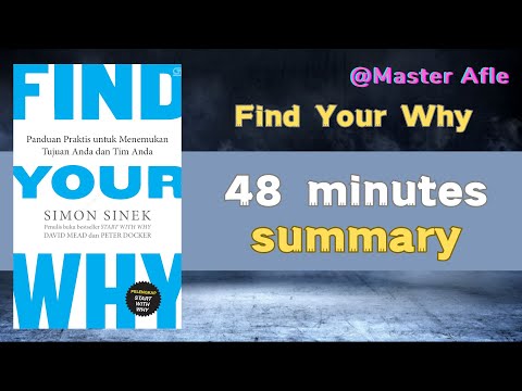 Summary of Find Your Why by Simon Sinek | 48 minutes audiobook summary | #Business #Money