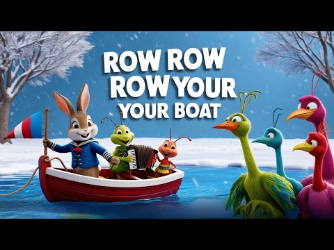 Row Row Row Your Boat (Winter Version)@TwinkleTwinkle_Education Nursery Rhymes #rowrowrowyourboat