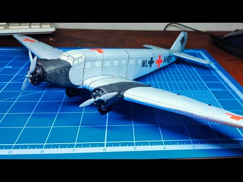 Junkers JU-52    #papercraft #papermodel