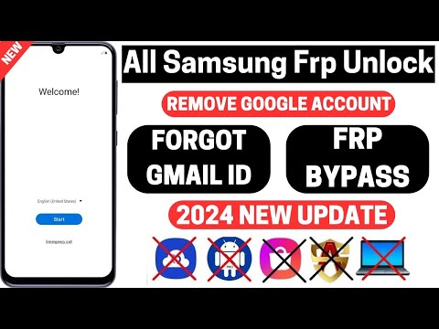 All Samsung FRP Bypass 2024, Samsung Google Lock Remove Android 11/12/13/14  FRP Tool  Without Pc