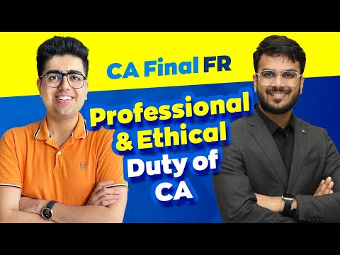 Professional & Ethical duty of CA | With All Ques | FR | CA Shubham Keswani | CA Aakash Kandoi |