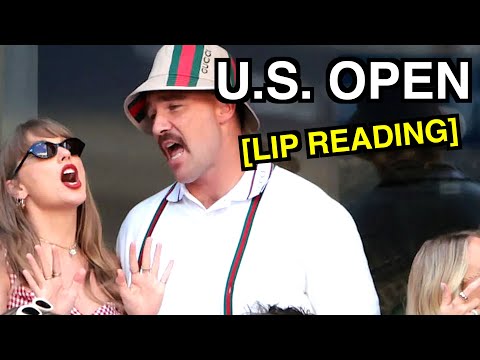 Lip reading Taylor Swift at the U.S. Open 🫠