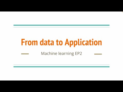 On-Device Machine Learning from data to application - 机器学习 EP2