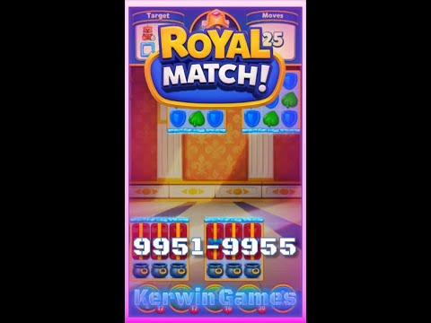 Royal Match Level 9951 9952 9953 9954 9955 - No Boosters Gameplay