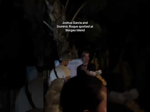 Joshua Garcia at Dominic Roque Spotted sa Siargao