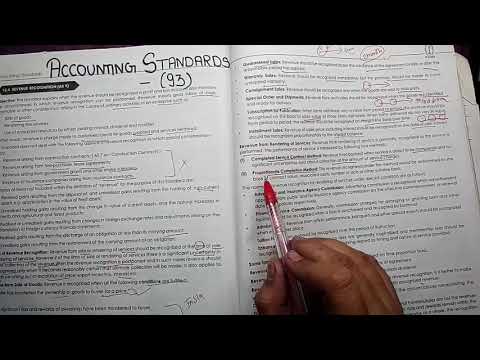 #93 Accounting Standard 9 | Recenue Recognition | Financial Accounting |