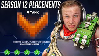 I Finished My SEASON 12 TANK PLACEMENTS in Overwatch 2!!