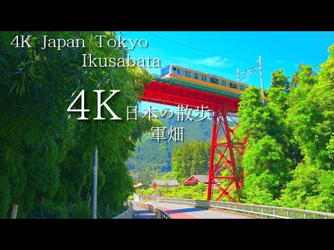 東京 軍畑駅から始まる散歩 4K HDR