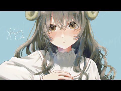 【イラストタイムラプス】Hummingbird【オリジナルイラスト】