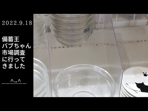 食料危機がくる？お皿がない？大阪都心部１００円ショップ【備蓄王バブちゃん市場調査に行ってきました】