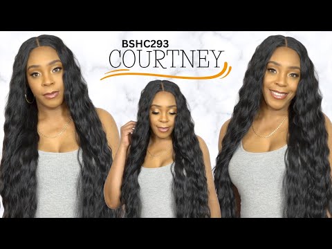 Mane Concept Human Hair Blend Barbie Series HD Lace Front Wig - BSHC293 COURTNEY --/WIGTYPES.COM