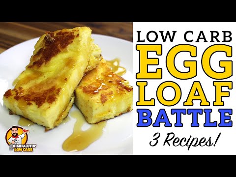 Low Carb EGG LOAF Battle - The BEST Keto "French Toast" Recipe!