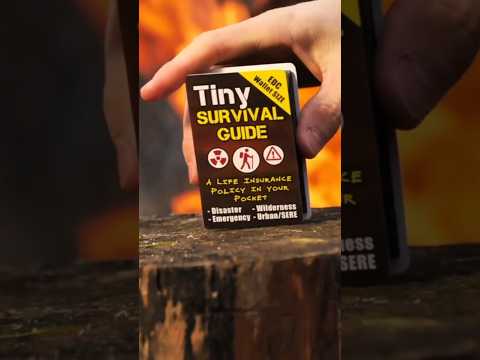 🔥🏕️ Master Survival Skills Anywhere- Tiny Survival Guide #shorts #survival #shortsvideo