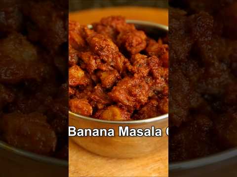 #shorts | Raw Banana Masala Stir-fry