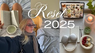 2025 reset vlog | setting intentions, refocus & reflecting