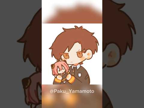 Anya and Damian chibi 😉