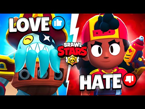 My Favorite & Most Hated Brawlers! (And Why)