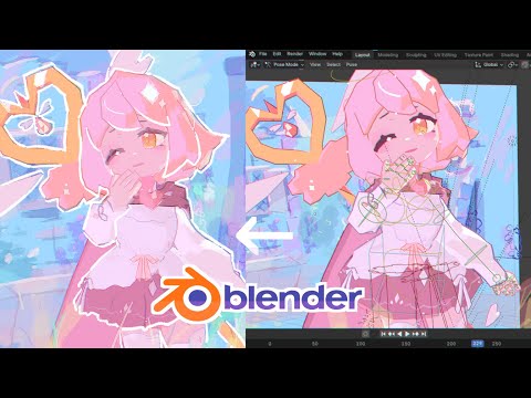 Blender Low Poly Animation w/ Grease Pencil - Behind the Scenes!