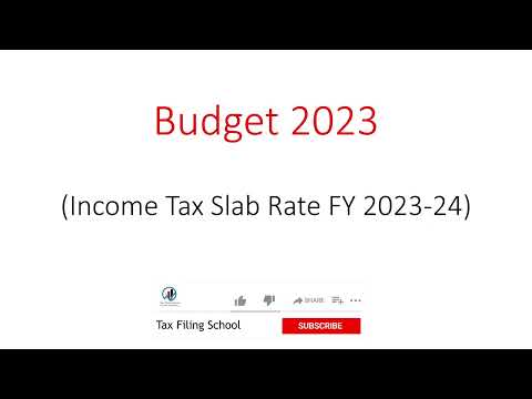 Income tax rates for FY 2023-24(AY 2024-25) in Budget 2023 by FM Nirmal Sitharaman | Income tax slab