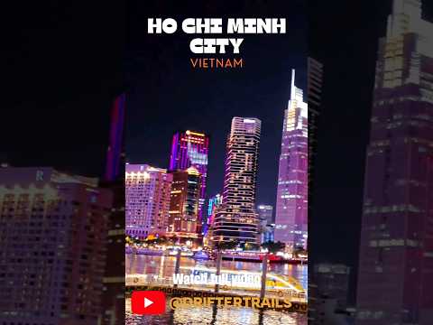 Ho Chi Minh City at Night #hochiminhcity #vietnam #ytshorts #travel