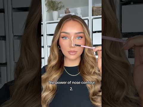 Power of nose contour 😱 #nosecontour #nosecontouring #makeupchallenge #makeup #makeuptutorial