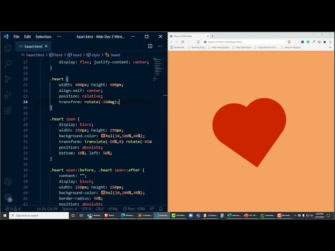 Create a CSS Heart for Valentines Day