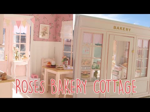 Roses Bakery Cottage 1/10  scale handmade miniature dollhouse by Nerea Pozo (2 views)