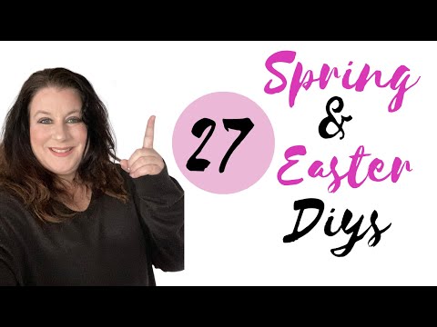 27 Easter and Spring FARMHOUSE DIYS To Make This Year! DIY Farmhouse Decor