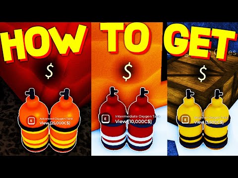 How To GET ALL OXYGEN TANKS in FISCH! Fisch Oxygen Tanks ROBLOX