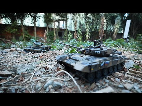 T90 vs King Tiger Tank, who will win?#rc #tank