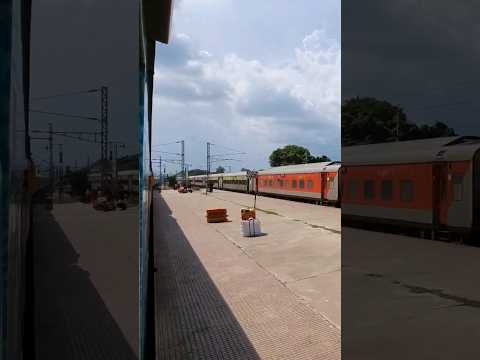 HIGH SPEED TRAINS CROSSING VIDEO #indianrailways #train #shorts