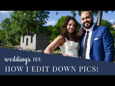 Behind the Scenes: Editing Down Wedding Photos using Lightroom