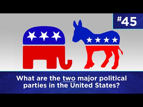 Q45: What are the two major political parties in the United States?