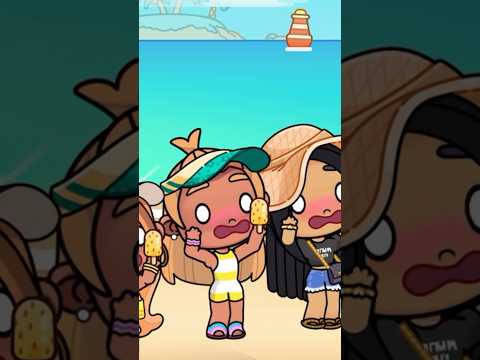 story on the beach😂🥰|avatar world #avatarworld #shortsvideo #tocaboca